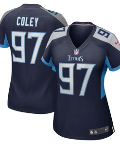 Trevon Coley Tennessee Titans Womens Game Jersey - Navy Nfl