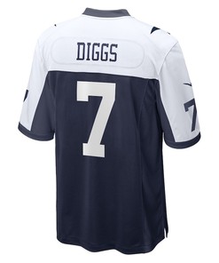 Trevon Diggs 7 Dallas Cowboys Alternate Game Jersey - Navy