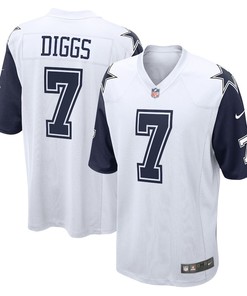 Trevon Diggs 7 Dallas Cowboys Alternate Game Jersey - White