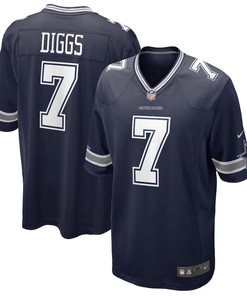 Trevon Diggs 7 Dallas Cowboys Game Jersey - Navy
