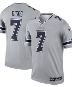 Trevon Diggs 7 Dallas Cowboys Inverted Legend Jersey - Gray