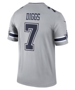 Trevon Diggs 7 Dallas Cowboys Inverted Legend Jersey - Gray