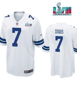 Trevon Diggs 7 Dallas Cowboys Super Bowl LVII Super Bowl LVII White Men Game Jersey