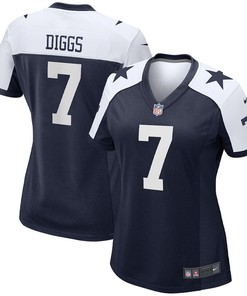Trevon Diggs 7 Dallas Cowboys Women's Alternate Game Jersey - Navy