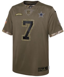 Trevon Diggs Dallas Cowboys 2022 Salute To Service Player Limited Jersey - Olive