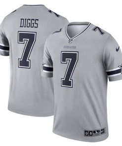 Trevon Diggs Dallas Cowboys Inverted Legend Jersey - Gray Nfl