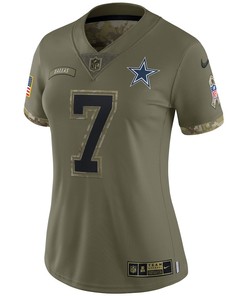 Trevon Diggs Dallas Cowboys Women's 2022 Salute To Service Limited Jersey - Olive