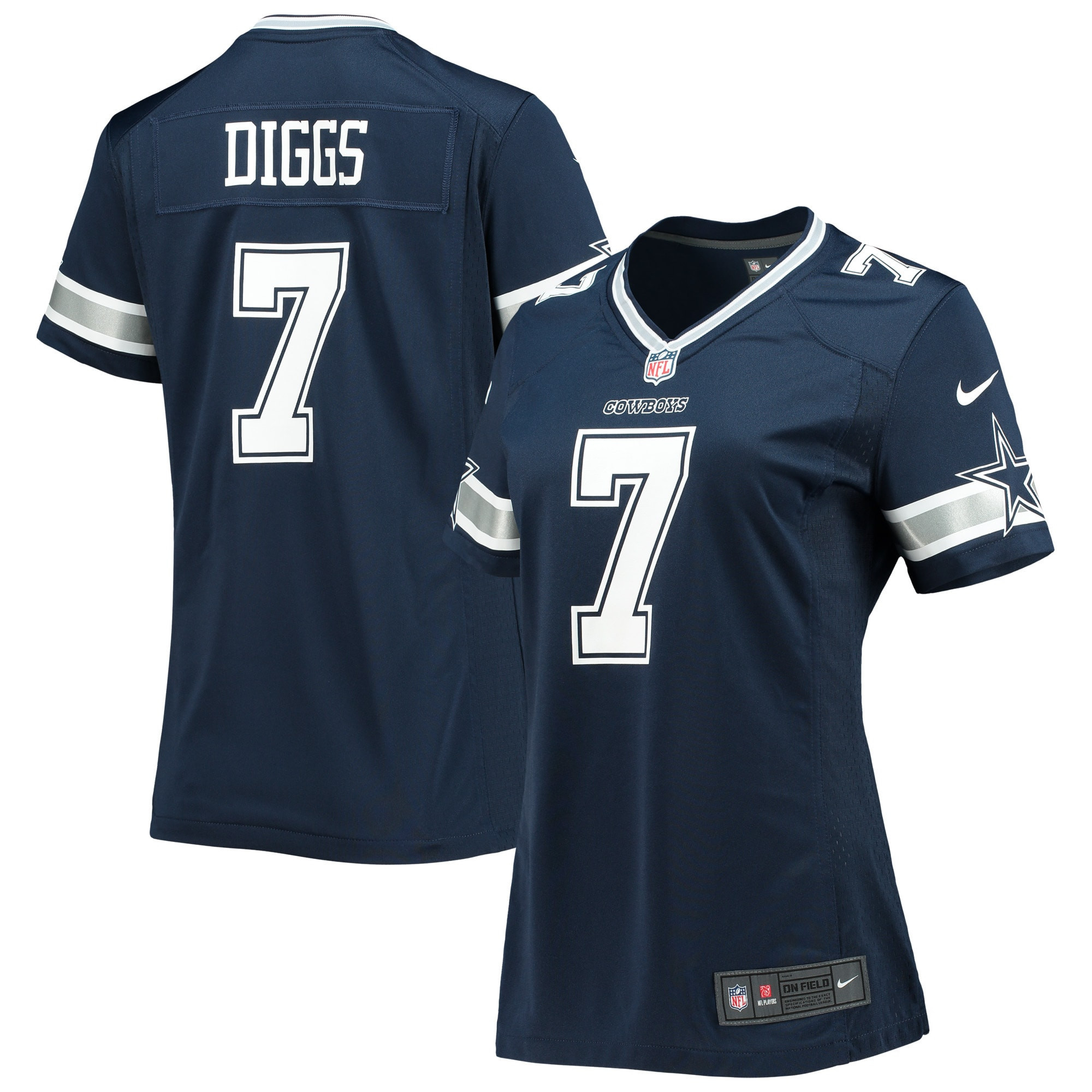 Trevon Diggs Dallas Cowboys Womens Game Jersey Navy Nfl
