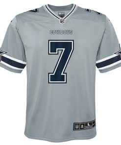 Trevon Diggs Dallas Cowboys Youth Inverted Game Jersey - Gray