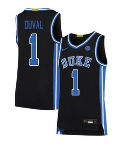 Trevon Duval 1 Duke Blue Devils Elite Basketball Men Jersey - Black