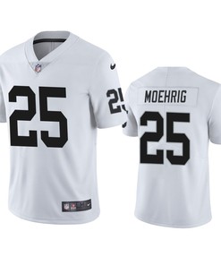 Trevon Moehrig 25 Las Vegas Raiders White Vapor Limited Jersey