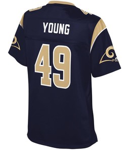Trevon Young Los Angeles Rams Nfl Pro Line Womens Player Jersey - Navy