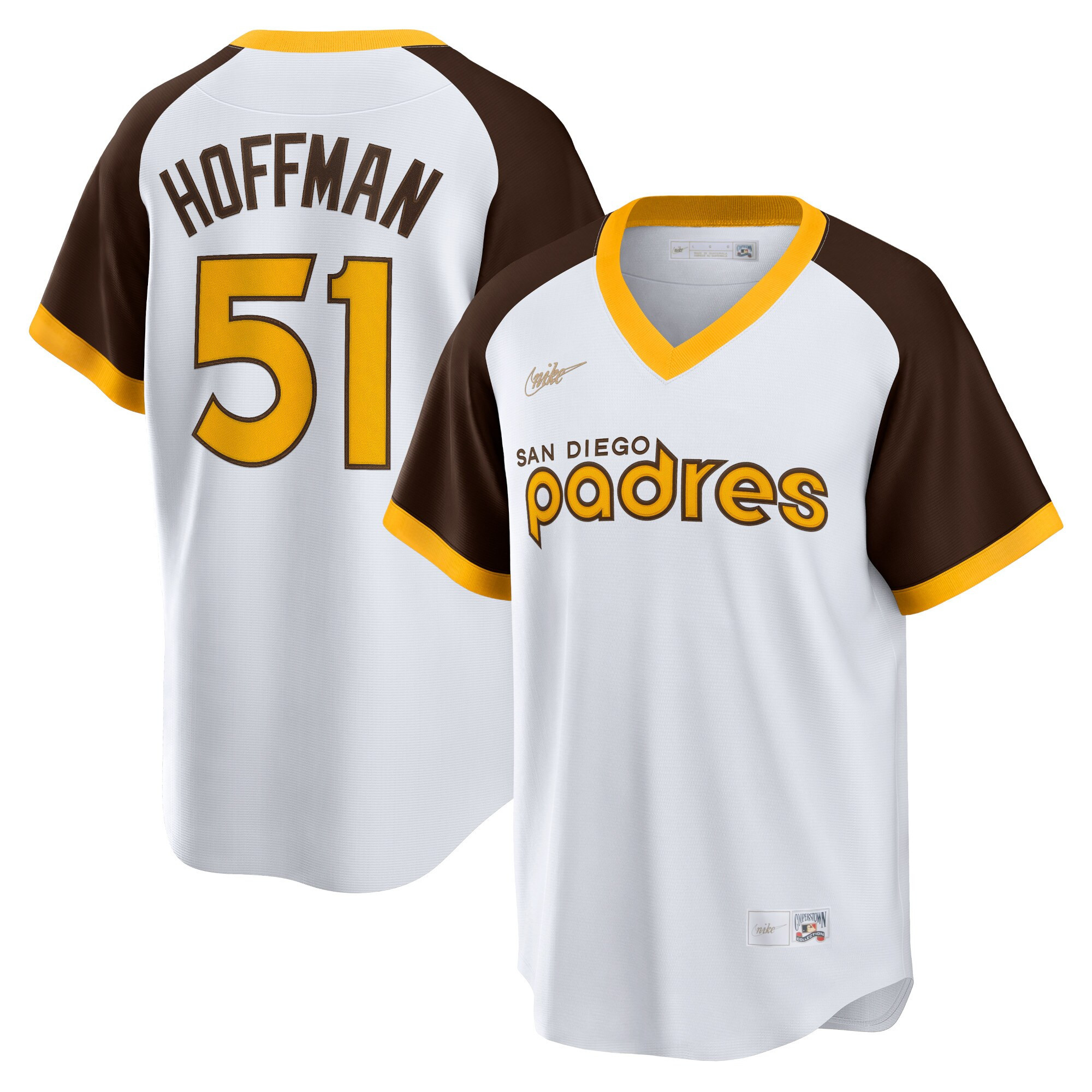 Trevor Hoffman San Diego Padres Home Cooperstown Collection Player Jersey - White Mlb