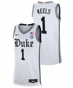 Trevor Keels 1 Duke Blue Devils 2023 Limited Basketball The Brotherhood Men Jersey - White