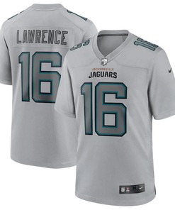Trevor Lawrence 16 Jacksonville Jaguars Men Atmosphere Fashion Game Jersey - Gray
