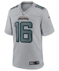 Trevor Lawrence 16 Jacksonville Jaguars Men Atmosphere Fashion Game Jersey - Gray