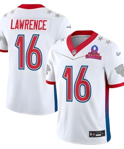 Trevor Lawrence 16 Jacksonville Jaguars Pro Bowl 2023 Patch Men Jersey - White