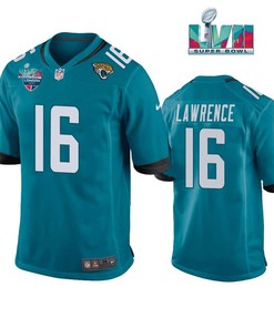 Trevor Lawrence 16Jacksonville Jaguars Super Bowl LVII Super Bowl LVII Men Game Jersey