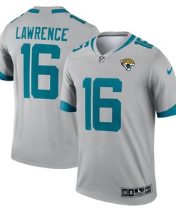 Trevor Lawrence Jacksonville Jaguars Inverted Legend Jersey - Silver Nfl