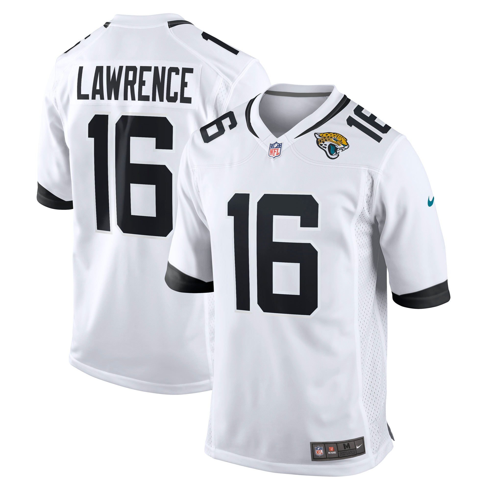 Trevor Lawrence Jacksonville Jaguars White Game Jersey - White Nfl