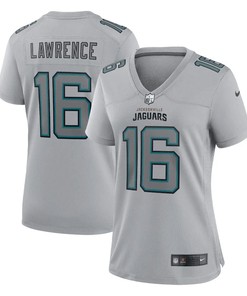 Trevor Lawrence Jacksonville Jaguars Women's Atmosphere Fashion Game Jersey - Gray