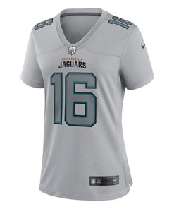 Trevor Lawrence Jacksonville Jaguars Women's Atmosphere Fashion Game Jersey - Gray