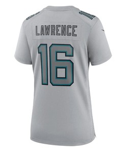 Trevor Lawrence Jacksonville Jaguars Women's Atmosphere Fashion Game Jersey - Gray
