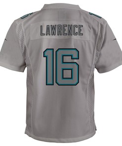 Trevor Lawrence Jacksonville Jaguars Youth Atmosphere Game Jersey - Gray