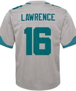 Trevor Lawrence Jacksonville Jaguars Youth Inverted Team Game Jersey - Silver