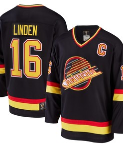 Trevor Linden Vancouver Canucks Fanatics Branded Breakaway Retired Player Jersey - Black Nhl
