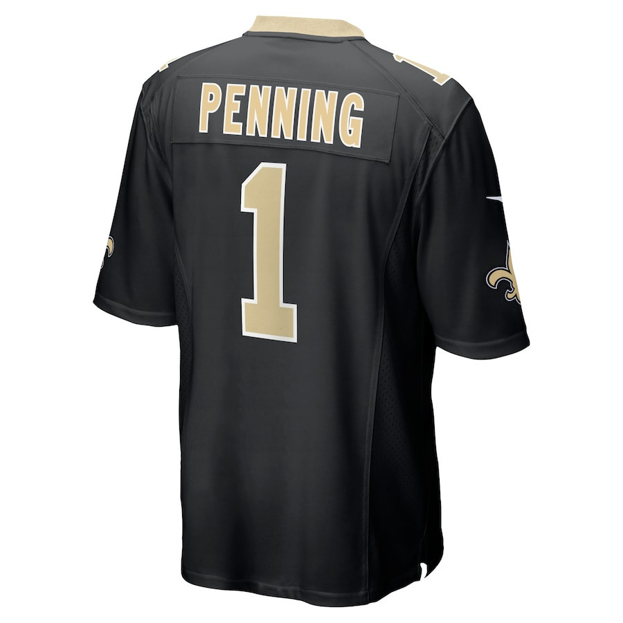 Trevor Penning 1 New Orleans Saints 2022 Draft First Round Pick Player Game Jersey In Black