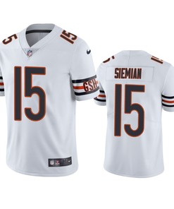 Trevor Siemian Chicago Bears White Vapor Limited Jersey