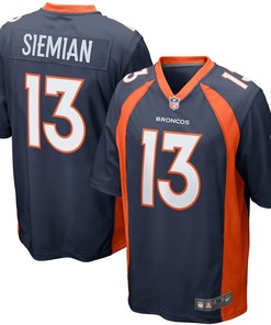 Trevor Siemian Denver Broncos Nike Game Jersey - Navy