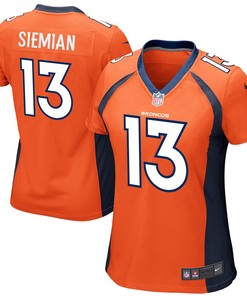 Trevor Siemian Denver Broncos Nike Womens Game Jersey - Orange