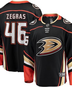 Trevor Zegras Anaheim Ducks Fanatics Branded Home Breakaway Jersey - Black Nhl