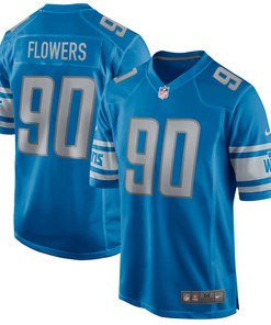 Trey Flowers Detroit Lions Game Jersey - Blue Nfl
