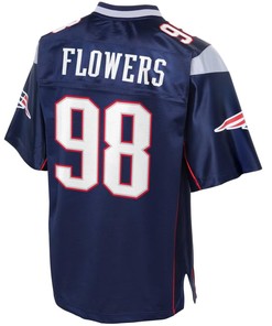 Trey Flowers New England Patriots Nfl Pro Line Youth Team Color Player Jersey - Navy