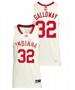 Trey Galloway 32 Cream Indiana Hoosiers 2022 Basketball Honoring Black Excellence Jersey