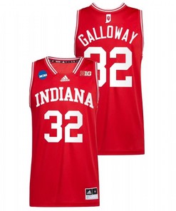Trey Galloway 32 Indiana Hoosiers 2022 March Madness Basketball Men Jersey - Red