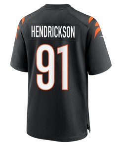 Trey Hendrickson 91 Cincinnati Bengals Super Bowl LVII Champions Men Game Jersey - Black
