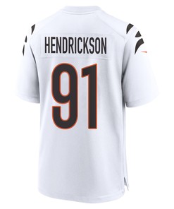 Trey Hendrickson 91 Cincinnati Bengals Super Bowl LVII Champions Men Game Jersey - White
