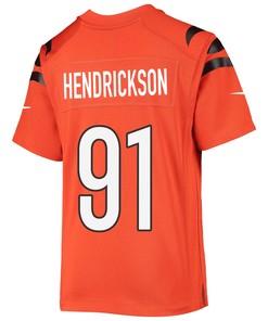 Trey Hendrickson 91 Cincinnati Bengals Super Bowl LVII Champions Youth Alternate Game Jersey - Black