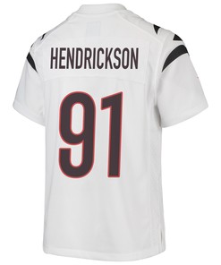 Trey Hendrickson 91 Cincinnati Bengals Super Bowl LVII Champions Youth Game Jersey - White