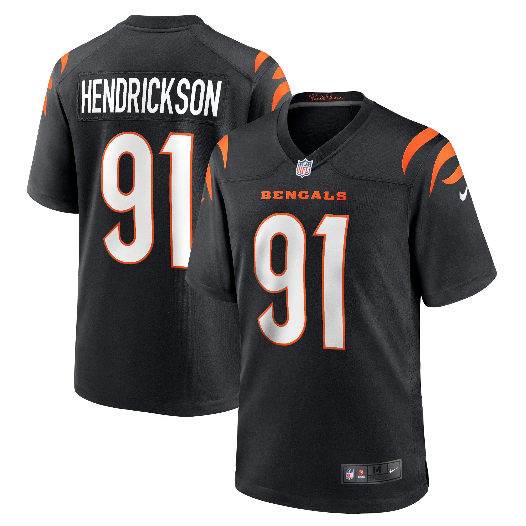 Trey Hendrickson Cincinnati Bengals Team Game Jersey - Black Nfl
