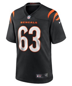 Trey Hill 63 Cincinnati Bengals Game Jersey - Black