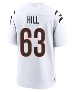 Trey Hill 63 Cincinnati Bengals Super Bowl LVII Champions Men Game Jersey - White