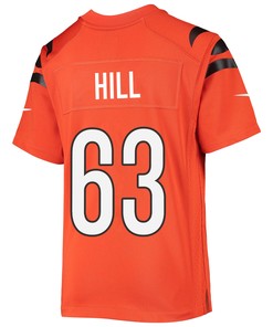 Trey Hill 63 Cincinnati Bengals Super Bowl LVII Champions Youth Alternate Game Jersey - Black