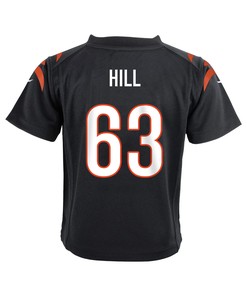 Trey Hill 63 Cincinnati Bengals Super Bowl LVII Champions Youth Game Jersey - Black