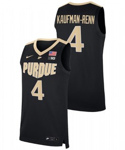 Trey Kaufman-Renn 4 Purdue Boilermakers 2023 College Basketball Men Jersey - Black