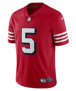 Trey Lance 5 San Francisco 49ers Alternate Vapor Limited Jersey - Scarlet